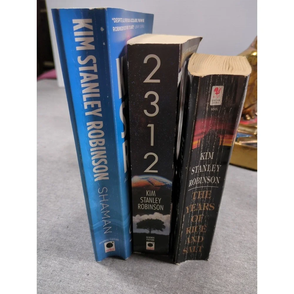 Kim Stanley Robinson The Years of Rice & Salt, 2312, Shaman, Lot of 3 Paperbacks